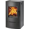 Haas+Sohn FIREPOT boky+sklokeramická platňa čierne