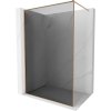 MEXEN/S - Kioto-F Sprchová zástena WALK-IN s rámom 120 x 202, grafit 8 mm, meď kartáčovaná 800-120-104-65-40