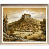 Obraz Červený Kameň hrad 17.st., VBart PREVEDENIE: MAGNETKA, ROZMER v cm/TYP OKRAJA: okraj biely