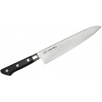 Nož šéfkuchára z nehrdzavejúcej ocele TOJIRO DP3 CHEF ČIERNY 21 cm