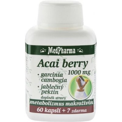 MedPharma Acai berry 1000 mg + Garcinia 67 kapsúl
