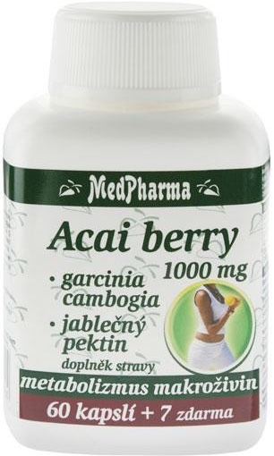 MedPharma Acai berry 1000 mg + Garcinia 67 kapsúl