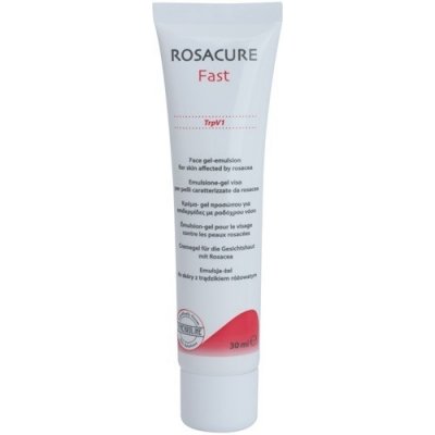 Synchroline Rosacure Fast gélová emulzia pre citlivú pleť so sklonom k začervenaniu TrpV1 Parabens Free Fragrance Free 30 ml