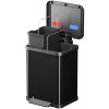 Hailo 0622-260 Öko Duo Plus M pedálový kôš 2x 9L strieborná/čierna