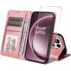 ENKAY 129782 ENKAY PREMIUM SET Peňaženkové puzdro a ochranné sklo OnePlus 15 ružové