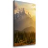 Vertikálny foto obraz na plátne Západ slnka hory 50x100 cm