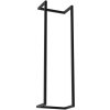 Luminex | Nástenný držiak uterákov 78x23 cm čierna | LU9880