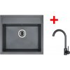Sinks SOLO 560 Titanium + ARCO čierná matná