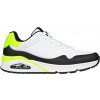 Pánska voľnočasová obuv Skechers, UNO biela,čierna,reflexný neón 43
