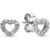 PANDORA náušnice Spojené srdcia 290528cz