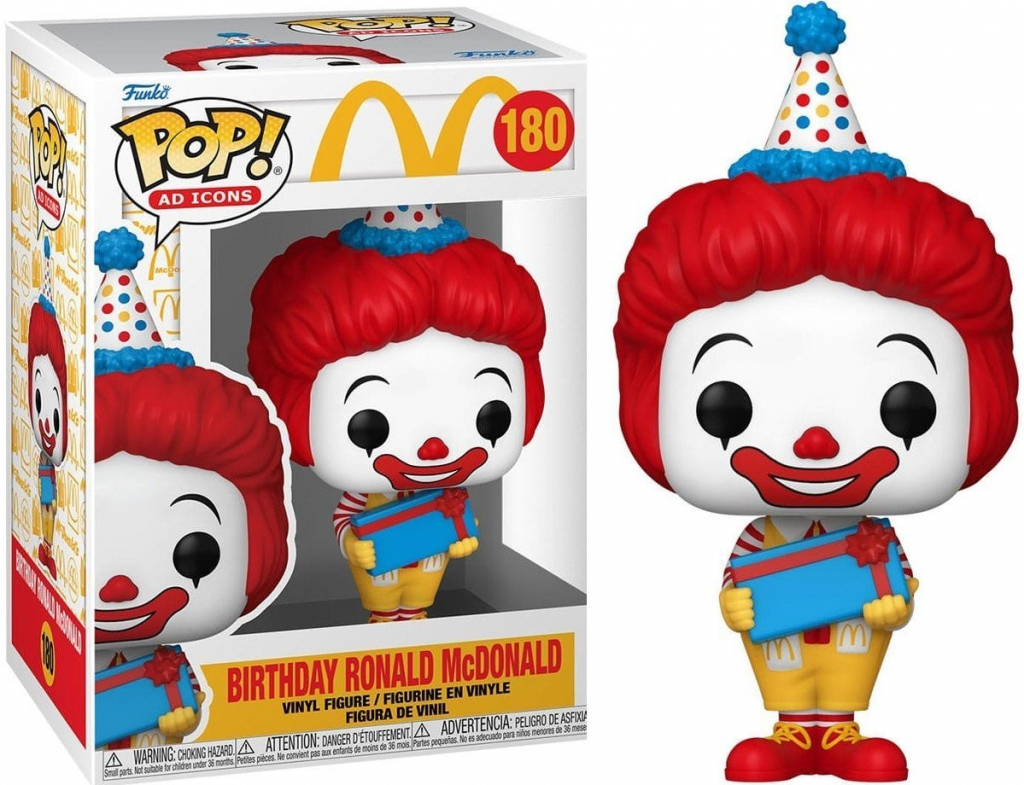 Funko Pop! 180 McDonalds Birthday Ronald McDonald