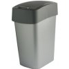 Curver Flip Bin 9 L Odpadkový kôš strieborná/sivá 02170-686