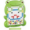 MAGNETICKÁ TABUĽKA PRE DETI MAGPAD MOZAIKA ŠABLÓNY VESELÁ ŽABKA DARČEK