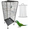 VEĽKÁ KLIETKA PRE PAPAGÁJE VOLIÉRA PRE VTÁKY XXL 54 x 54 x 146 + DVOJITÉ DVIERKA