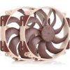 NOCTUA Ventilátor NF-A14x25r-G2-PWM-Sx2-PP, 2x 140mm, hnědá