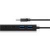 ICY BOX IB-HUB1426-U3 USB 3.2 Gen 1 (3.1 Gen 1) Type-A 5000 Mbit/s Čierna (IB-HUB1426-U3)