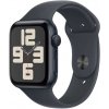 Apple Watch SE 2024 GPS 40mm Midnight Aluminium Case with Midnight Sport Band - M/L