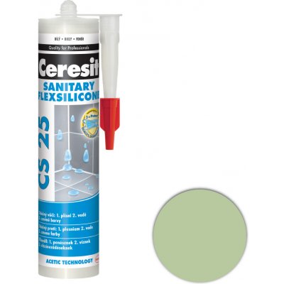 CERESIT CS 25 Sanitárny silikón 280g kiwi