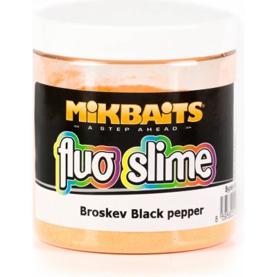 Mikbaits Fluo slime obaľovací dip 100g - Broskyňa Black pepper