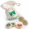 Tender Leaf Toys Drevené pexeso Clever Cat Memory