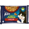 Felix Sensations Jellies hovädzie a kura v želé 4 x 85 g