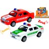 Mikro trading Auto policie 17cm na setrvačník na baterie se světlem a zvukem 2barvy 6ks v DBX