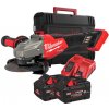 Milwaukee M18 FHSAG125XB2-802X Aku úhlová bruska M18 FUEL 125 mm, s posuvným spínačem (8,0 Ah)
