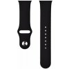 Náramok Devia pre Apple Watch 38/40/41/42mm, silikónový - čierny