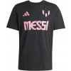 Adidas Tričko MESSI Name and number čierne velikost: L