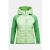 BUNDA PEAK PERFORMANCE W HELIUM DOWN HYBRID HOOD VIVID GREEN