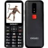 EVOLVEO EasyPhone LT + stojan čierna / 2.3 / SOS / microSDHC