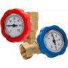 Set guľových ventilov s teplomerom DN20 ESBE GOP810