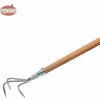 Kultivátor 10cm 3 zuby pozink., s drevenou násadou 140cm, Conmetall