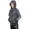 PitBull West Coast - dětská bunda ATHLETIC SLEEVE all black camo 122