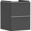 Skrinka pod umývadlo bez umývadla Hansgrohe Xelu Q 48x62,5x47,5 cm šedá matná 54020700