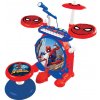 Lexibook Detské bicie Spider man Set elektrických bubnov so sedátkom