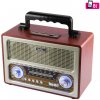 SAL prenosné retro rádio RRT 3B s Bluetooth a MP3 5999084931308