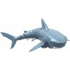 AMEWI Trade e.K. Diaľokovo ovládaný žralok SHARKY, modrý, 4 kanály, 2,4Ghz, RTR