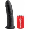 Pipedream King Cock 10″ Cock Black, dildo s prísavkou 26 x 5,7–6,5 cm