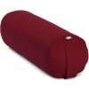 Joga bolster Bodhi Eco s poťahom bordová burgundy 65x20