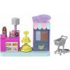 Barbie mini land herný set - supermarket JCR33