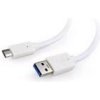 GEMBIRD USB 3.0 AM NA TYPE-C, CCP-USB3-AMCM-1M-W