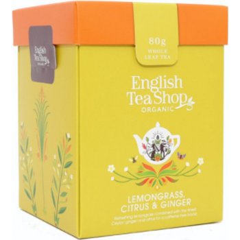 English Tea Shop Bio Citrónová tráva Zázvor a Citrusy sypaný čaj 80 g