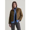 BUNDA GANT QUILTED JACKET WITH CORD DETAILS DARK CACTUS