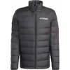 Pánska zimná bunda adidas, MULTI TERREX DOWN JACKET Čierna,Biela L