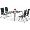 Záhradná súprava Verona z hliníkového polywoodu pre 4 osoby Garden Point