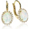 GOLDIE Zlaté náušnice s opálom LEA432.TR