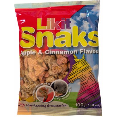 Likit Snaks Pamlsky pro koně apple cinnamon 100 g