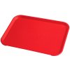 Cambro Polypropylénový tácka fast food, stredný, Cambro, červený, Červená, 300x410x(H)19mm