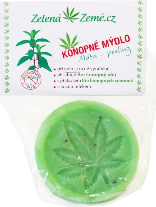 Zelená Země Konopné peelingové mydlo Mäta 80 g od 4,2 € - Heureka.sk
